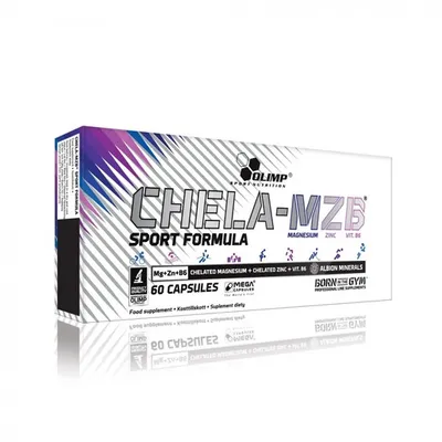 Olimp Chela MZB ZMA – kompleks magnezija, cinka i vitamina B6, 60 kapsula