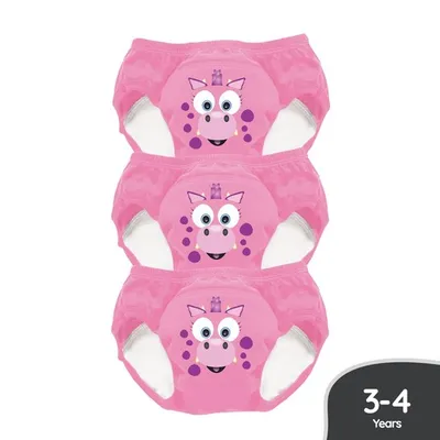 My Little Training Pants - Pink Dragon - 3kom - 3-4god.