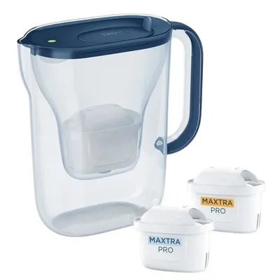 Brita Style Essential bokal za filtriranje vode 2,4L plavi + 2 GRATIS filtera