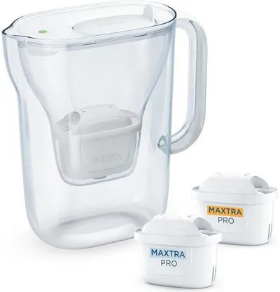 Brita Style Essential bokal za filtriranje vode 2,4L bijeli + 2 GRATIS filtera