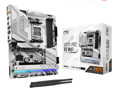 ASROCK matična ploča X870 PRO RS WIFI, AMD X870, 4xDDR5, 3xM.2, 4xSATA, WIFI7, USB4, RAID, ATX, 2.5G LAN