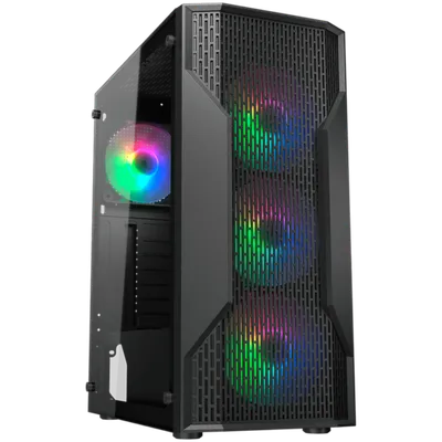 COUGAR kućište MX110 RGB PC, Mid tower, Black