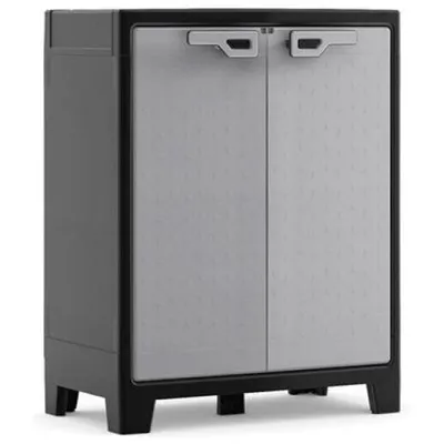 KETER Ormar 80x44x100 sivi niski PVC TITAN