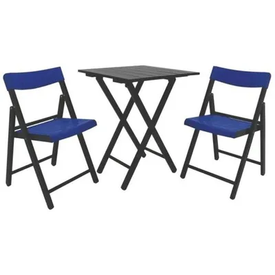 Balkonski set sklop.drv.3/1 DARK BLUE