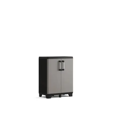 KETER Ormar 68x39x90 sivocrni niski PVC PRO