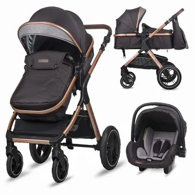 Coccolle® Melora 3u1 Kolica – Diamond Black