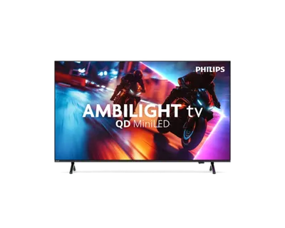 PHILIPS QD MiniLED televizor 55MLED920/12, 4K Ultra HD, Titan OS, Smart TV, Ambilight, 144 Hz VRR, P5 Perfect Picture Engine, Crni