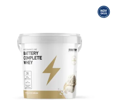 Battery Complete Whey, sladoled od vanilije, proteini, 5000g