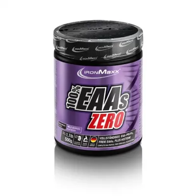 Ironmaxx 100% EAAS Zero, 500g, divlje bobice