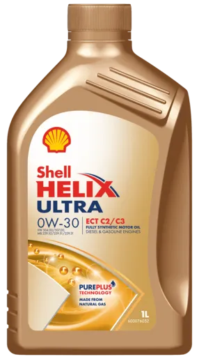 Shell Helix Ultra  ECT C2 C3 0W30 Motorno ulje za vozila (1L)