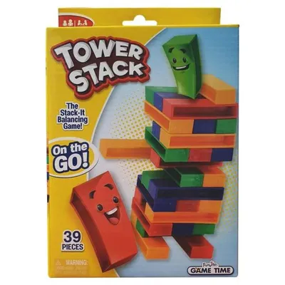 FUNVILLE FV61167 FUNVILLE DRUŠTVENA IGRA TOWER STACK - ONTHE GO