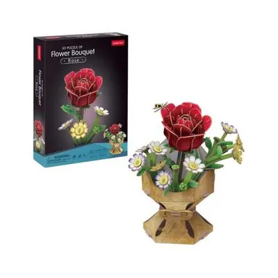 CUBIC FUN CBF233013 CUBIC FUN PUZZLE FLOWER BOUQUET - ROSEW3301h