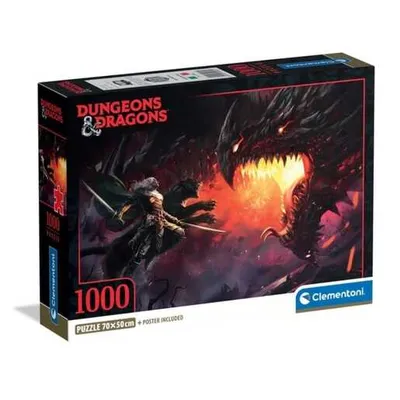 CLEMENTONI CL39960  PUZZLE 1000 TAMNICE I ZMAJEVI