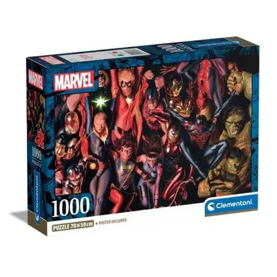 CLEMENTONI CL39857  PUZZLE 1000 MARVEL- AVENGERS