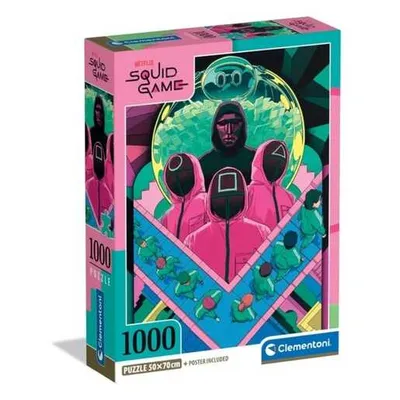 CLEMENTONI CL39901  PUZZLE 1000 SQUID GAME -2 2024=B