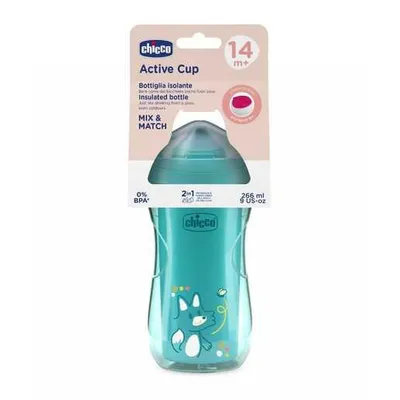 CHICCO Čaša ACTIVE, 14M+, Teal
