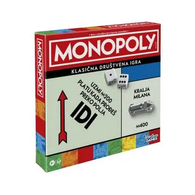 HASBRO G0009 MONOPOLY CLASSIC DRUŠTVENA IGRA SRB