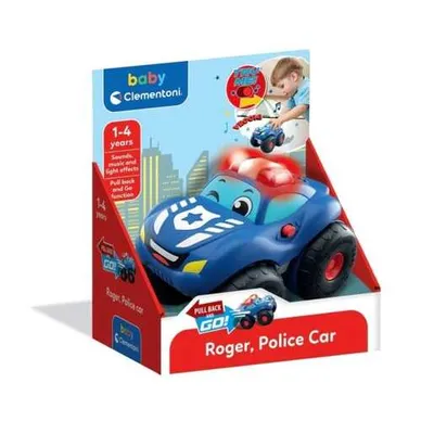 CLEMENTONI CL17539 POLICIJSKO AUTO NA POVLAČENJE, ROGER