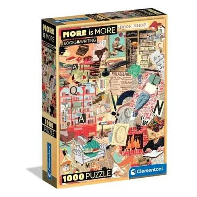 CLEMENTONI CL37074  PUZZLE 1000 KNJIGE I PISANJE