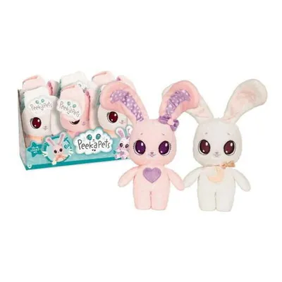 PEEKAPETS IM88948 PEEKAPETS BUNNY PLUSH SORTO