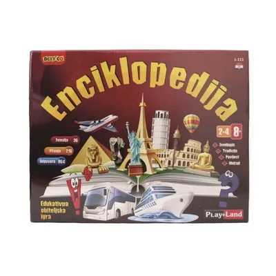 PLAY LAND PL111   ENCIKLOPEDIJA DRUŠTVENA IGRA HR