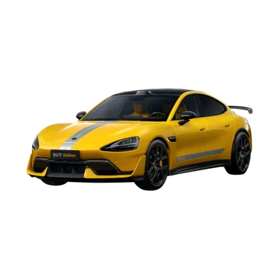 Xiaomi model SU7 automobil Die-Cast 1/18Lightning Yellow