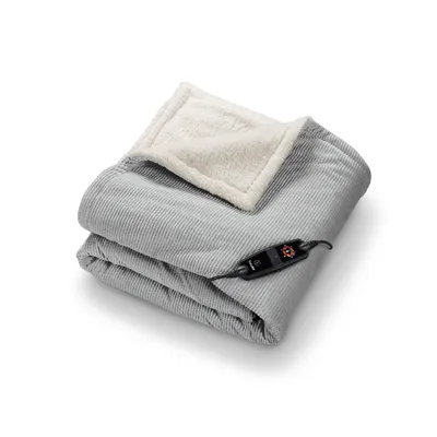 Beurer električna deka HD 81 Cord Light Grey Green Planet