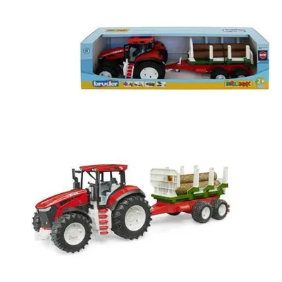 BRUDER 3453 TRAKTOR S PRIKOLICOM I PRTLJAŽNIKOM