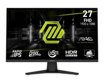 MSI monitor MAG 274F gaming, 27, FullHD, IPS, 300 cd/m2, Adaptive Sync, HDR Ready, HDMI, DP, 200Hz, 0.5ms