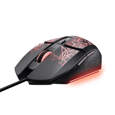 TRUST miš GXT113 Felox gaming, žičani miš, USB-A, 6400 DPI