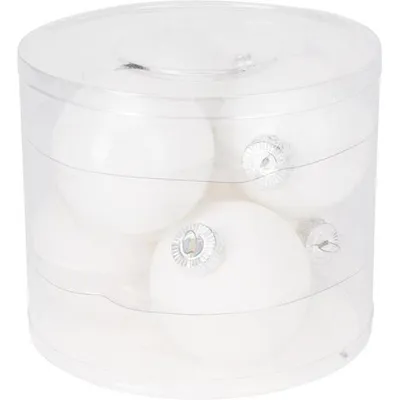 Koopman novogodišnje kugle 8 cm set 6/1 – bijele