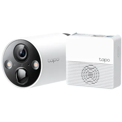TP-LINK Tapo C420S1 Smart Wire-Free Security Camera, 1 Camera System,1xTapo C420, 1xTapo H200