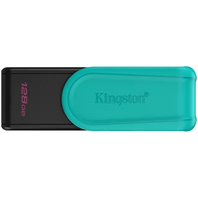 KINGSTON USB DataTraveler Exodia S 128GB Portable USB 3.2 Gen 1  (Black/Turquoise)