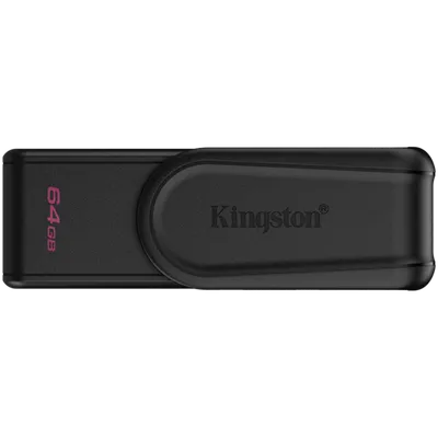 KINGSTON USB  DataTraveler Exodia S 64GB Portable USB 3.2 Gen 1  (Black/Black)
