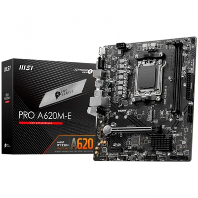MSI matična ploča PRO A620M-E, mATX, Socket AM5, DDR5, HDMI, VGA, 7.1 HD Audio