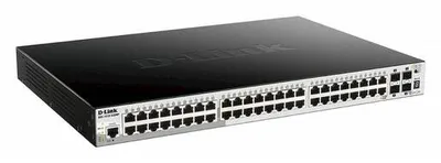 D-LINK switch  DGS-1210-52MP 48 x Gigabit BASE-T PoE , 4 x Gigabit GbE/SFP