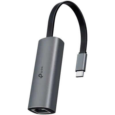 TP-Link USB 3.0 Type-C to 2.5 Gigabit Ethernet Network Adapter,  1xUSB 3.0 Type-C Connector, 1x2.5 Gigabit Ethernet Port, Foldable and Portable Design