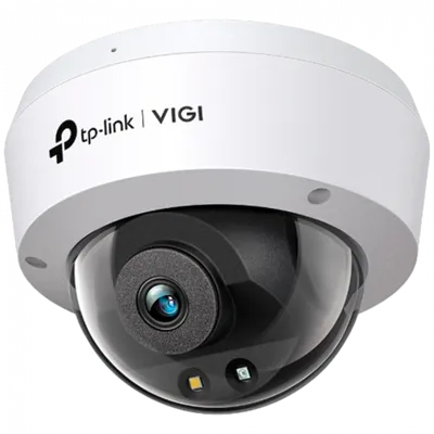 TP-Link VIGI C240(2.8mm) 4MP Full-Color Dome Network Camera, H.265+/H.265/H.264+/H.264, 1/3"" Progressive Scan CMOS,