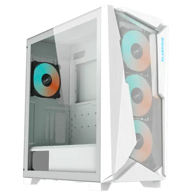 GIGABYTE kućište C301G White 3xARGB fans(1xRear; 3xFront)GPU H : 400mm; Dust filter