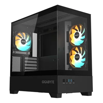 GIGABYTE kućište GB-C201P Mid-tower, mATX, 3x 120mm ARGB fans