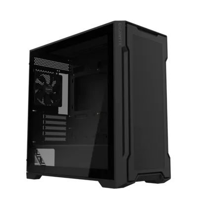 GIGABYTE kućište GB-C102G  C102 Glass, Mid Tower,  2x 120mm Fans, mATX