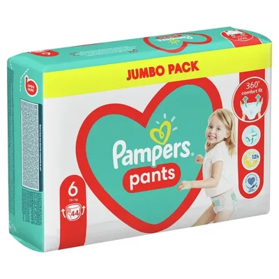 Pampers Pants pelene gaćice veličina 6 (Extra Large) Jumbo Pack 44 kom (14–19 kg)
