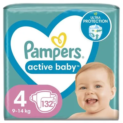 Pampers pelene veličina 4 (Maxi) Mega Box 132 kom (9–14 kg)