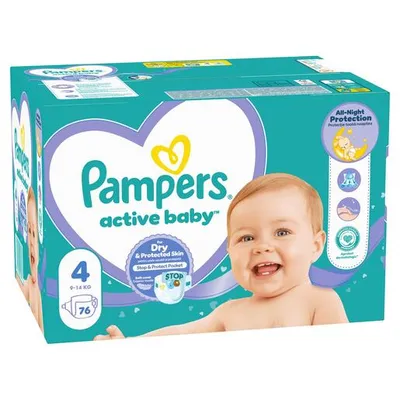 Pampers pelene veličina 4 (Maxi) Giant Pack 76 kom (9–14 kg)