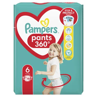 Pampers Pants pelene gaćice veličina 6 (Extra Large) 19 kom (14–19 kg)