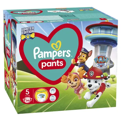 Pampers Pants Paw Patrol pelene gaćice veličina 5 (Junior) 66 kom (11–17 kg)