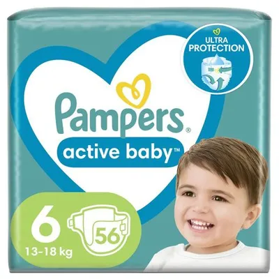 Pampers pelene veličina 6 (Extra Large) Giant Pack 56 kom (13–18 kg)