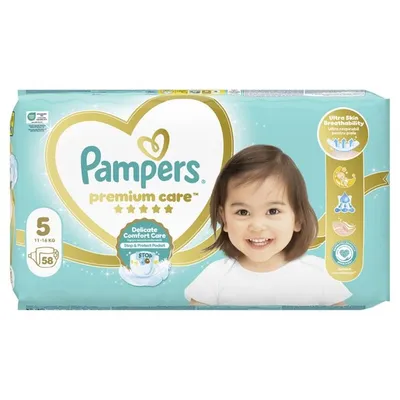 Pampers Premium Care pelene veličina 5 (Junior) Jumbo Pack 58 kom (11–16 kg)