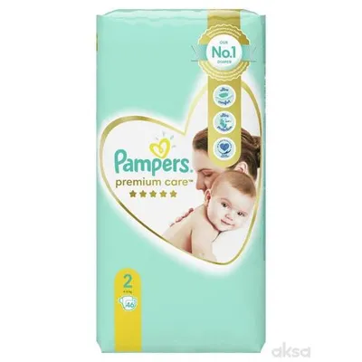 Pampers Active Baby Premium pelene veličina 2 (Mini) Value Pack 46 kom (4–8 kg)