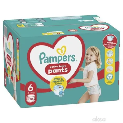 Pampers Pants pelene gaćice veličina 6 (Extra Large) Mega Box 84 kom (13–19 kg)